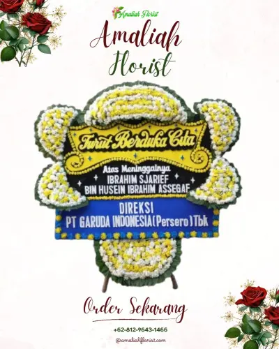 Papan Bunga Duka di Bajera Utara