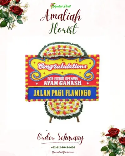 Bunga Papan Congratulation di Bajera Utara
